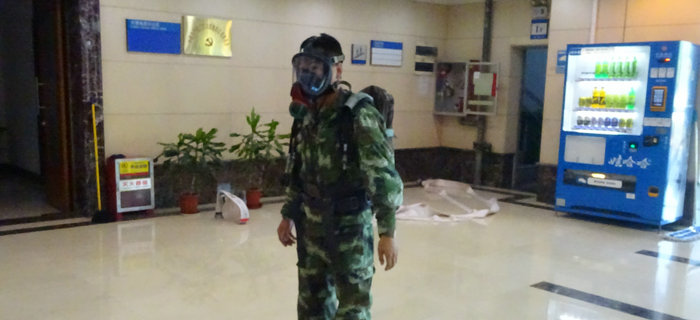 劉潭消防中隊來劉潭服裝進行消防設備現(xiàn)場培訓