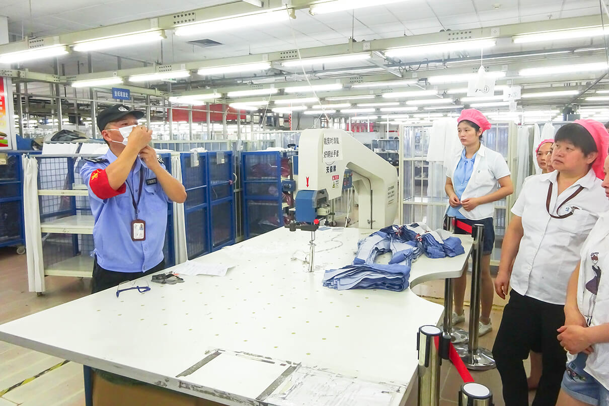 劉潭服裝勞保用品培訓