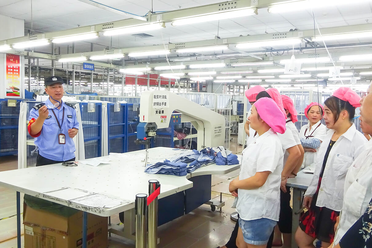劉潭服裝勞保用品培訓