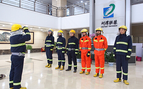 劉潭服裝廠開展微型消防站消防員訓(xùn)練計劃