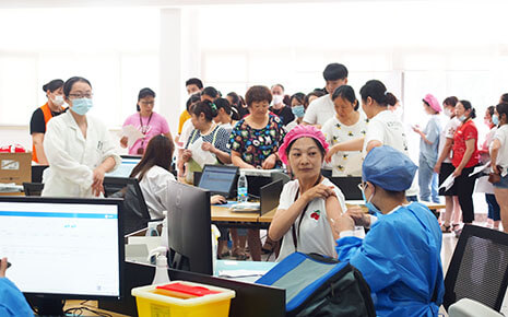 完成二針疫苗接種！劉潭服裝廠喊你快加入