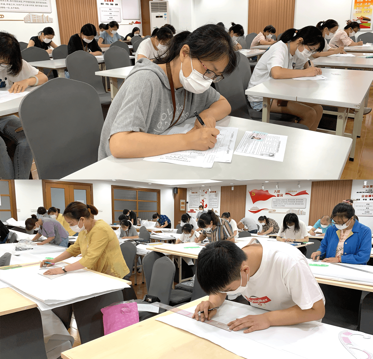 劉潭服裝廠制版師技能等級認定