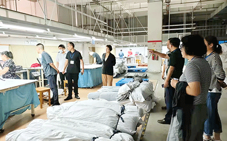 劉潭服裝廠：參觀指導(dǎo)同發(fā)展，攜手共進促提升