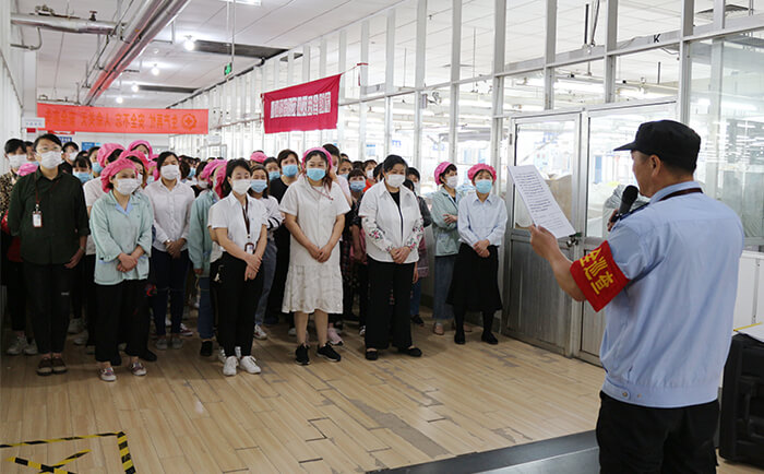 劉潭服裝廠組織開展防災(zāi)減災(zāi)宣傳教育活動