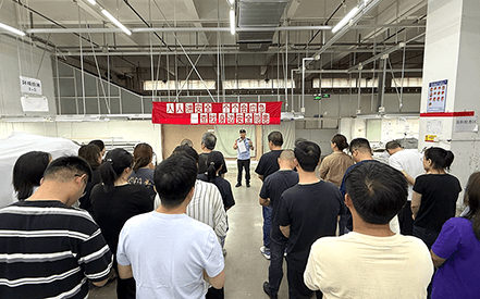劉潭服裝：安全生產(chǎn)月培訓(xùn)進(jìn)車間，安全示范保平安