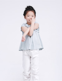 女童無袖上衣