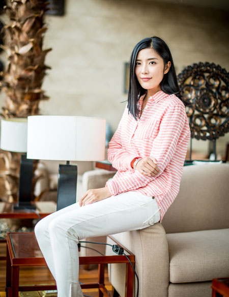 女式條紋襯衫