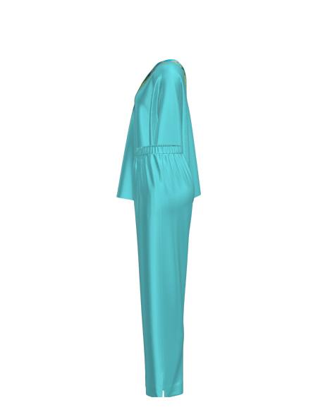 女款繡花家居服