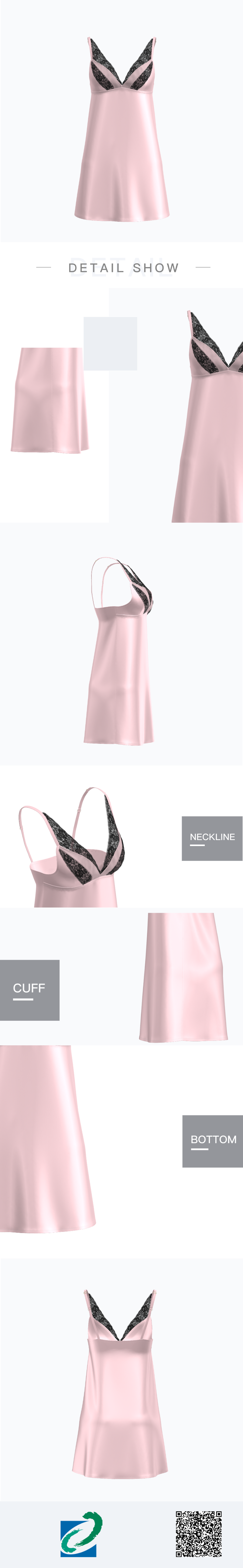 YX250春夏美國女裝家居裝睡袍_1